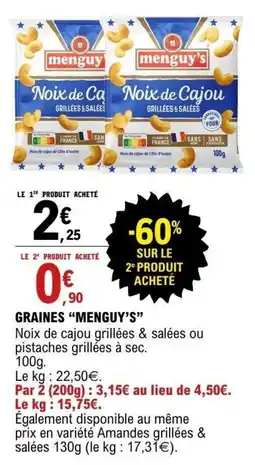 E.Leclerc Menguy's Graines offre