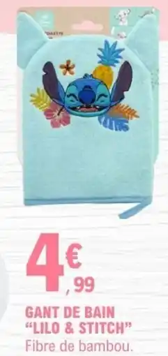 E.Leclerc Lilo & Stitch Gant de bain offre