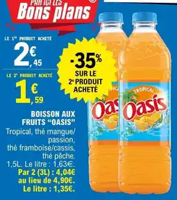 E.Leclerc Oasis Boisson aux fruits offre
