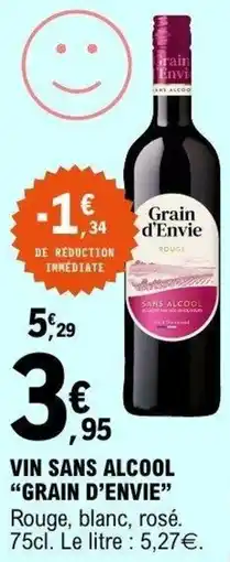 E.Leclerc Grain d'Envie VIN SANS ALCOOL offre