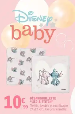 E.Leclerc Disney baby DÉBARBOUILLETTE "LILO & STITCH" offre