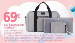 E.Leclerc LIONELO SAC À LANGER 20L offre