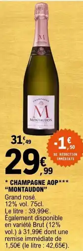 E.Leclerc Montaudon Champagne offre