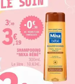 E.Leclerc Mixa bébé Shampooing très doux démêlant offre