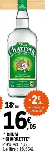 E.Leclerc Rhum Charrette offre