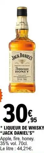 E.Leclerc JACK DANIEL'S Tennessee Honey offre