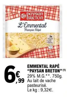 E.Leclerc Paysan Breton Emmental Rapé offre