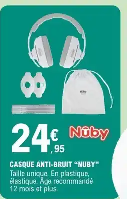 E.Leclerc Nûby CASQUE ANTI-BRUIT offre