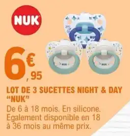 E.Leclerc NUK sucettes offre