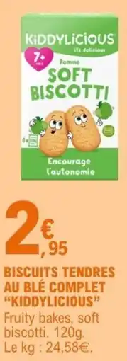 E.Leclerc KIDDYLIcious Biscuits tendres offre