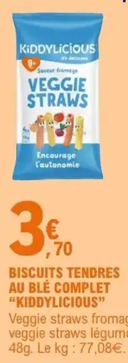 E.Leclerc KIDDYLIcious Veggie straws fromage offre
