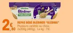 E.Leclerc Bledina Repas Bébé offre