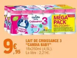 E.Leclerc CANDIA BABY LAIT DE CROISSANCE 3 offre