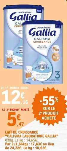 E.Leclerc Gallia Calisma Croissance offre