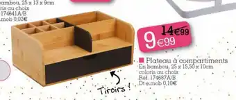 Kandy Plateau à compartiments offre