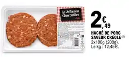 E.Leclerc La Sélection Charcutière Haché de porc offre