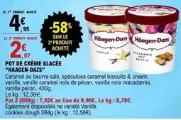 E.Leclerc Häagen-Dazs POT DE CRÈME GLACÉE offre