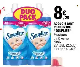 E.Leclerc Soupline Adoucissant concentré offre
