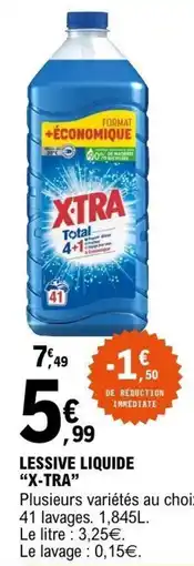 E.Leclerc X-TRA Lessive liquide offre