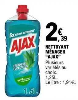 E.Leclerc Ajax nettoyant ménager offre