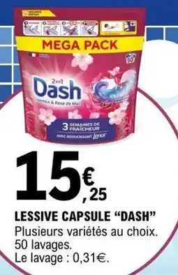 E.Leclerc Dash Lessive capsule offre