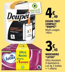 E.Leclerc Lotus Mouchoirs offre