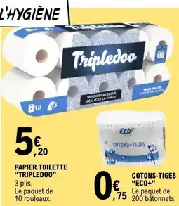 E.Leclerc Tripledoo Papier toilette offre