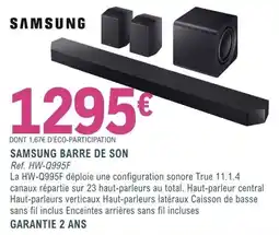 E.Leclerc Espace Culturel SAMSUNG BARRE DE SON offre