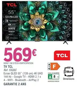 E.Leclerc Espace Culturel TCL TV offre
