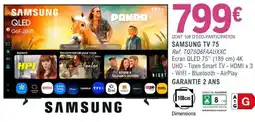 E.Leclerc Espace Culturel SAMSUNG TV 75 offre