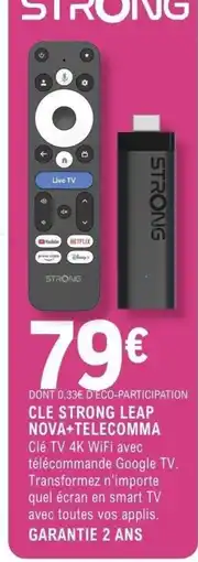 E.Leclerc Espace Culturel STRONG CLE STRONG LEAP NOVA+TELECOMMA offre