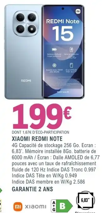 Xiaomi redmi note