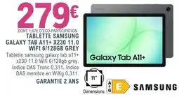 E.Leclerc Espace Culturel SAMSUNG TABLETTE GALAXY TAB A11+ offre