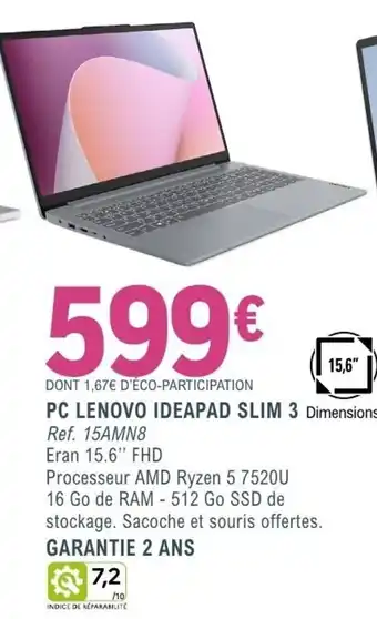 LENOVO PC IDEAPAD SLIM 3