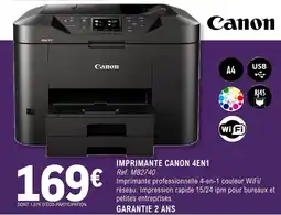 E.Leclerc Espace Culturel Canon IMPRIMANTE CANON 4EN1 offre