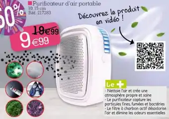 Purificateur d'air portable