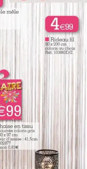 Kandy Rideau fil offre