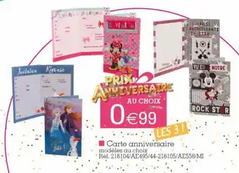 Carte anniversaire