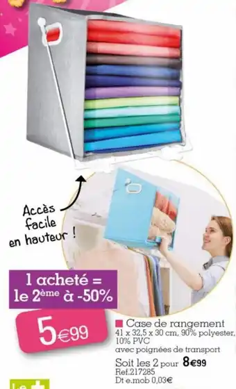 Kandy Case de rangement offre