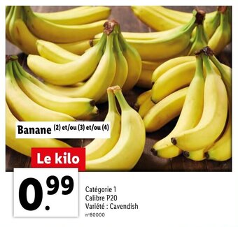 Lidl Banane offre