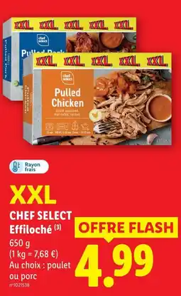 Lidl Chef select effiloché poulet offre