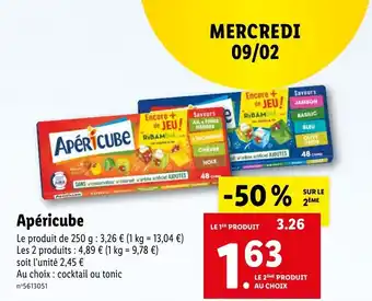 Lidl Apéricube offre