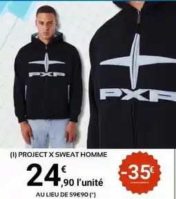 E.Leclerc Sport Project x sweat homme offre