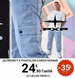 E.Leclerc Sport Cargo - project x pantalon homme offre