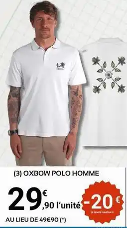 E.Leclerc Sport Oxbow - polo homme offre