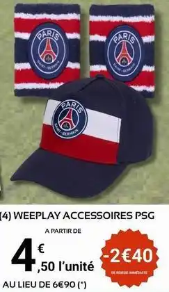 E.Leclerc Sport Germain - weeplay accessoires psg offre