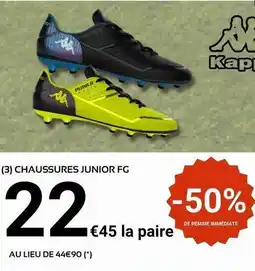 E.Leclerc Sport Chaussures junior fg offre