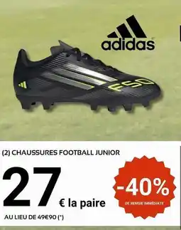 E.Leclerc Sport Adidas - chaussures football junior offre