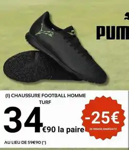 E.Leclerc Sport Chaussure football homme offre