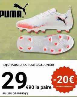 E.Leclerc Sport Puma - chaussures football junior offre